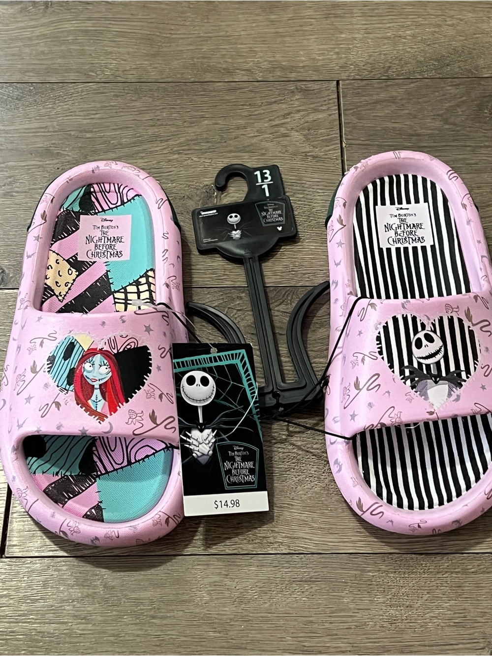 The Nightmare Before Christmas Slides Size 13-1 New